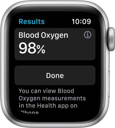 Apple Watch Series 6 40mm GPS+Cellular (silver alu/vit sportarmband)