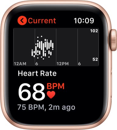 Apple Watch SE 44mm GPS (guld alu/rosa sportarmband)