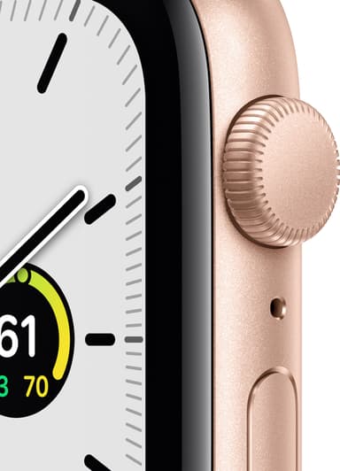 Apple Watch SE 44mm GPS (guld alu/rosa sportarmband)