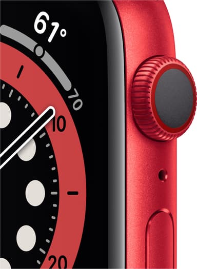 Apple Watch Series 6 44mm GPS+Cellular (röd alu/röd sportarmband)