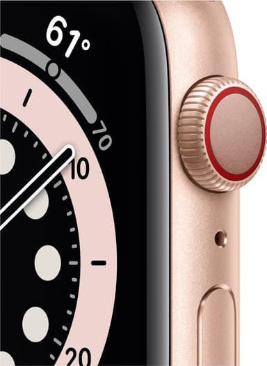 Apple Watch Series 6 44mm GPS+Cell (guld alu/rosa sand sportarmband)