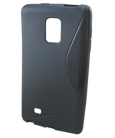 S-case till Samsung SM-N915 Galaxy Note Edge  (Svart)