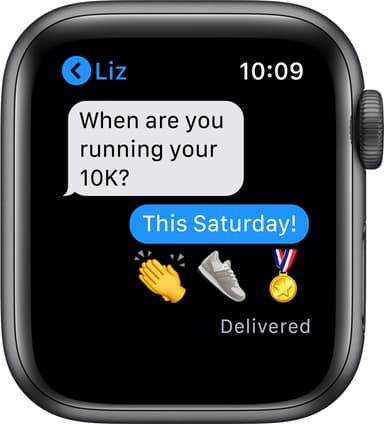 Apple Watch Nike Series 6 40mm GPS+Cell (grå alu/anth sportarmband)