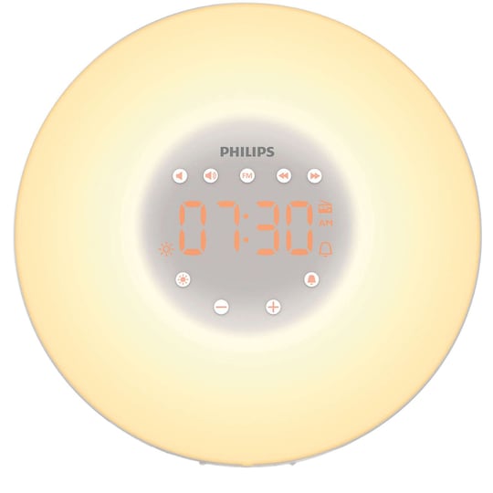 Philips uppvakningslampa HF3505/01 (vit)