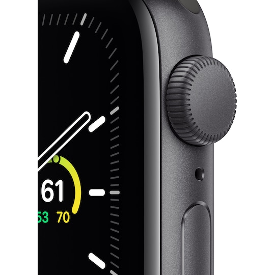 Apple Watch SE 40mm GPS (space gray alu/svart sportarmband)