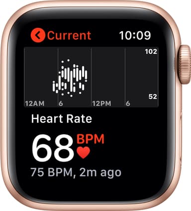 Apple Watch SE 40mm GPS (guld alu/rosa sand sportarmband)
