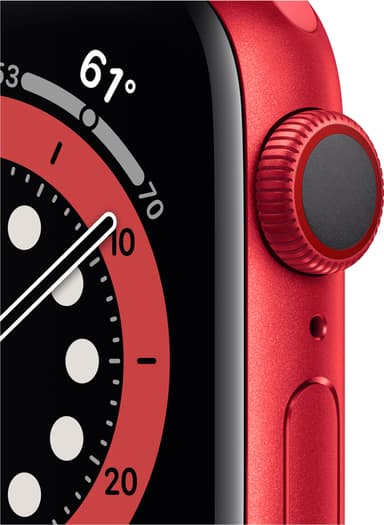 Apple Watch Series 6 40mm GPS+Cellular (röd alu/röd sportarmband)