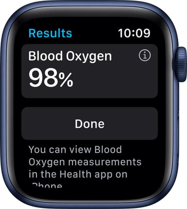 Apple Watch Series 6 44mm GPS (blå alu/navy sportarmband)