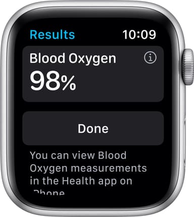 Apple Watch Series 6 44mm GPS (silver alu/vit sportarmband)