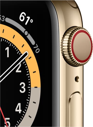 Apple Watch Series 6 40mm GPS+Cellular (guld stål/guld Milanese Loop)