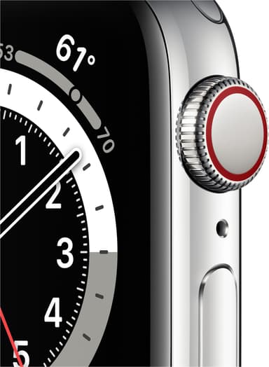 Apple Watch Series 6 40mm GPS+Cellular (slr stål/slr Milanese loop)