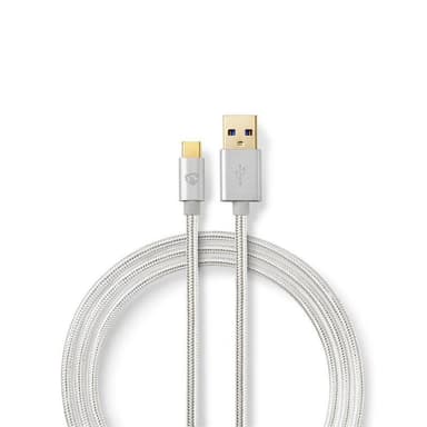 Nedis USB 3.1-kabel | Typ-C, hane - A-hane | 1.0 m | Aluminium