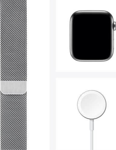 Apple Watch Series 6 40mm GPS+Cellular (slr stål/slr Milanese loop)