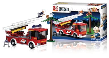 Byggblock Fire Serie Ladder Truck