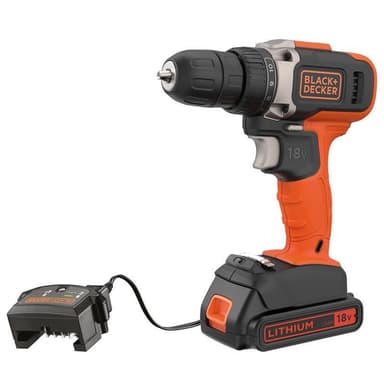 Black & Decker Borr-/Skruvdragare 18V 2växlar
