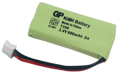 GP Batteripack trådlös telefon NiMH 2.4 V 600 mAh (220356C1)