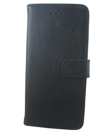 Plånboksväska i läderimitation till iPhone 7/ iPhone 8, Svart