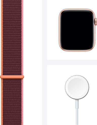 Apple Watch SE 44mm GPS+Cellular (guld alu/lila sportloop)