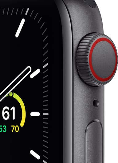 Apple Watch SE 40mm GPS+Cellular (space grey alu/kol sportloop)