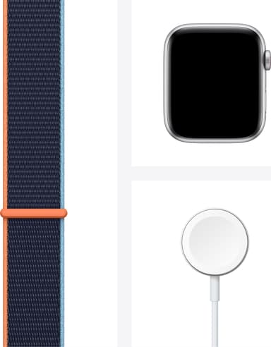 Apple Watch SE 44mm GPS+Cellular (silver alu/navy sportloop)