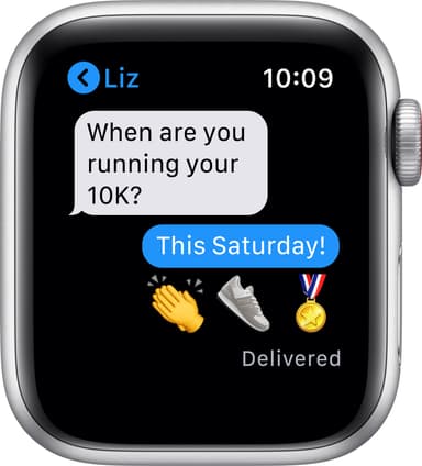 Apple Watch SE 40mm GPS+Cellular (silver alu/vit sportarmband)
