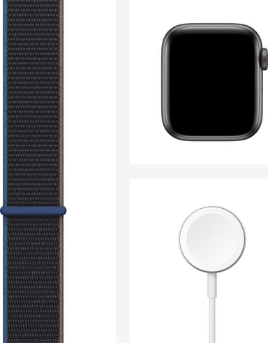 Apple Watch SE 40mm GPS+Cellular (space grey alu/kol sportloop)