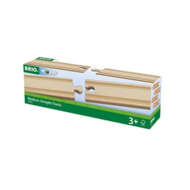 Brio 33335 Medellånga Raka Skenor