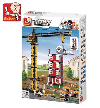 Sluban Building Blocks Town Series Tower Crane