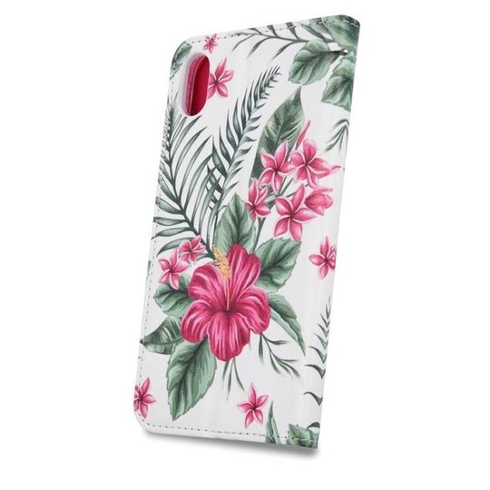 Trendig plånboksväska till iPhone 7/8/SE - Exotic Flower