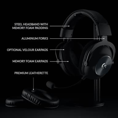 Logitech G Pro X Lightspeed trådlöst gamingheadset