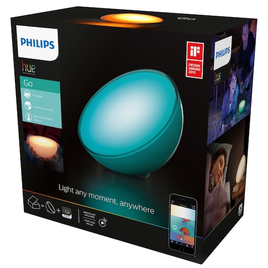 Philips Hue White och colour ambience Go portabel lampa