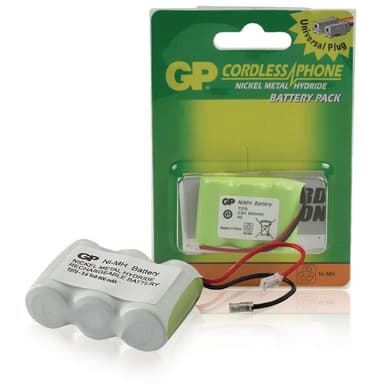 GP Batteripack trådlös telefon NiMH 3.6 V 600 mAh (220279C1)