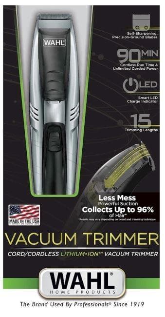 Wahl skäggtrimmer med vakuum 09870-016