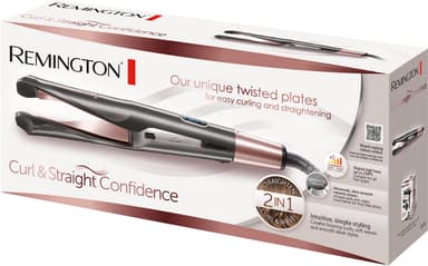 Remington Curl & Straight Confidence locktång/plattångS6606