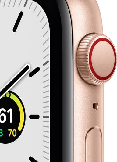 Apple Watch SE 44mm GPS+Cellular (guld alu/lila sportloop)
