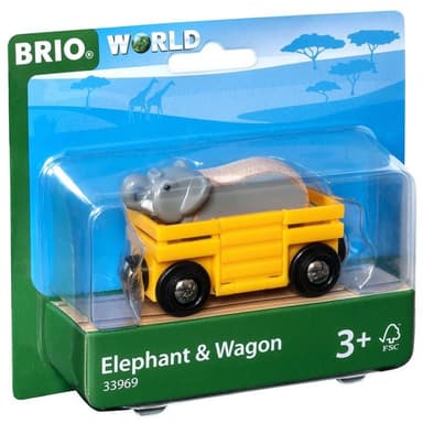 Brio 33969 Elephant and Wagon