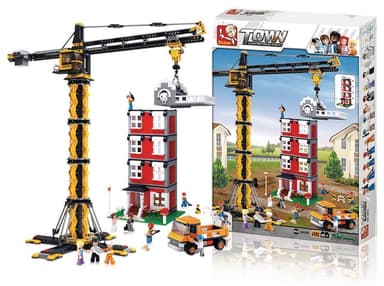 Sluban Building Blocks Town Series Tower Crane