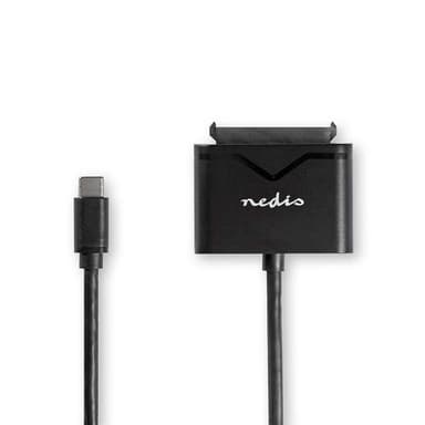 Nedis Hårddiskadapter | USB-C | SATA | Universell | för 2.5-tumshårddiskar