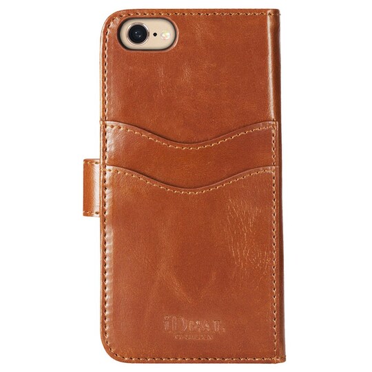 iDeal magnetiskt plånboksfodral till iPhone 7 (brunt)