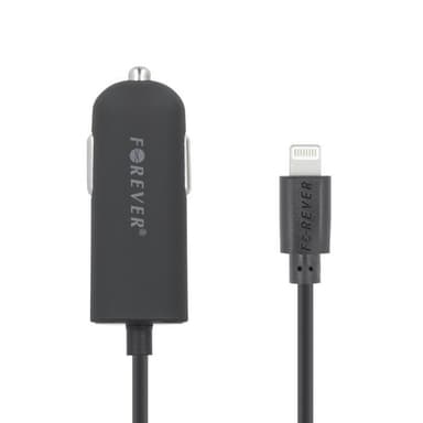 Billaddare Forever iPhone 5/6/7 1A Svart M02