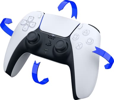 PlayStation 5 (PS5) DualSense trådlös kontroll (vit)
