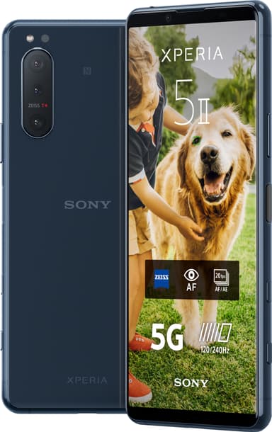 Sony Xperia 5 II 5G smartphone (blå)