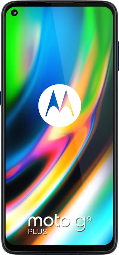 Motorola Moto G9 Plus smartphone (navy blue)