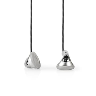 Hörlurar med sladd | 1.2 m rund Kabel | In-ear | Silver