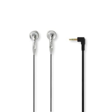 Hörlurar med sladd | 1.2 m rund Kabel | In-ear | Silver