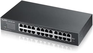 ZyXEL GS1100-24E 24-port Gigabit Switch Unmanaged, Fanless