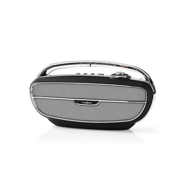 FM-radio | 60 W | Bluetooth® | Svart/silver