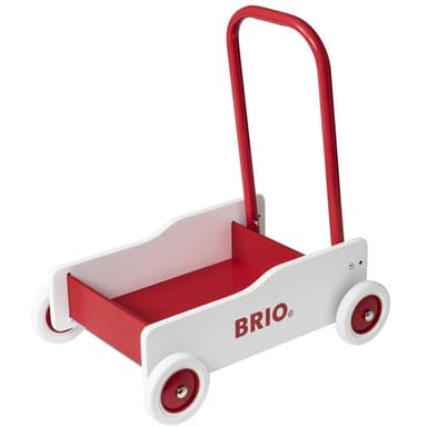 Brio 31377 Lära Gå Vagn Vit/Röd