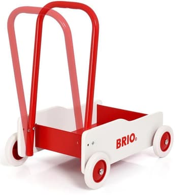 Brio 31377 Lära Gå Vagn Vit/Röd