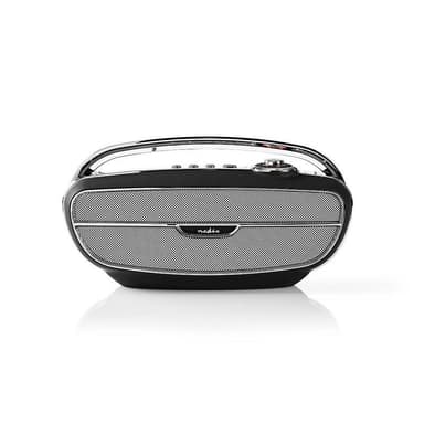 FM-radio | 60 W | Bluetooth® | Svart/silver